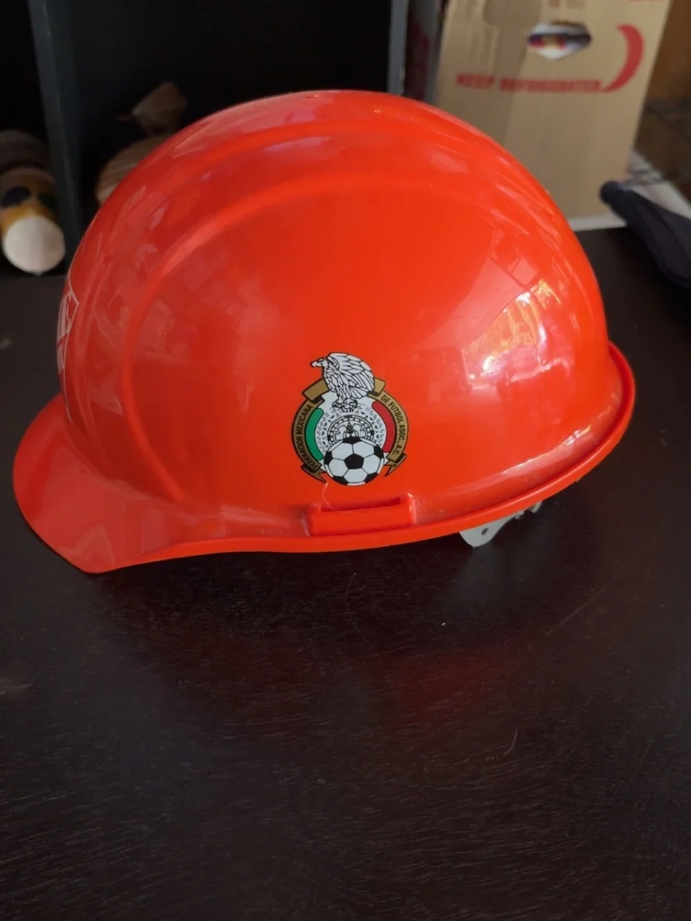 The Home Depot Orange Hard Hat Mexico Soccer Futbol Branded - Picture 2 of 5